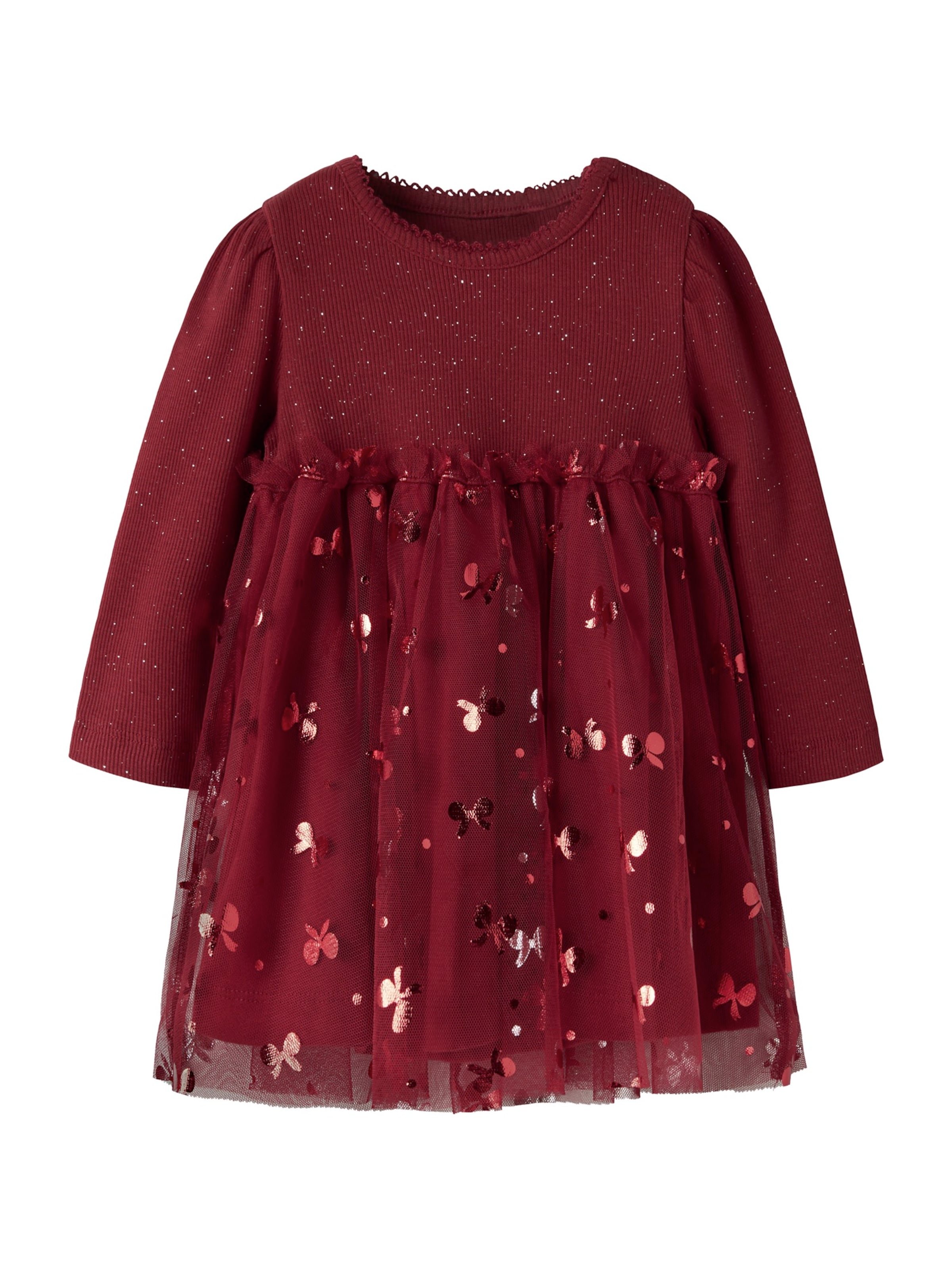 NAME IT - Vestido 'NBFROSALLY' en rojo: frente