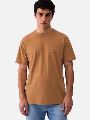 T-Shirt Liu Jo en marron : devant