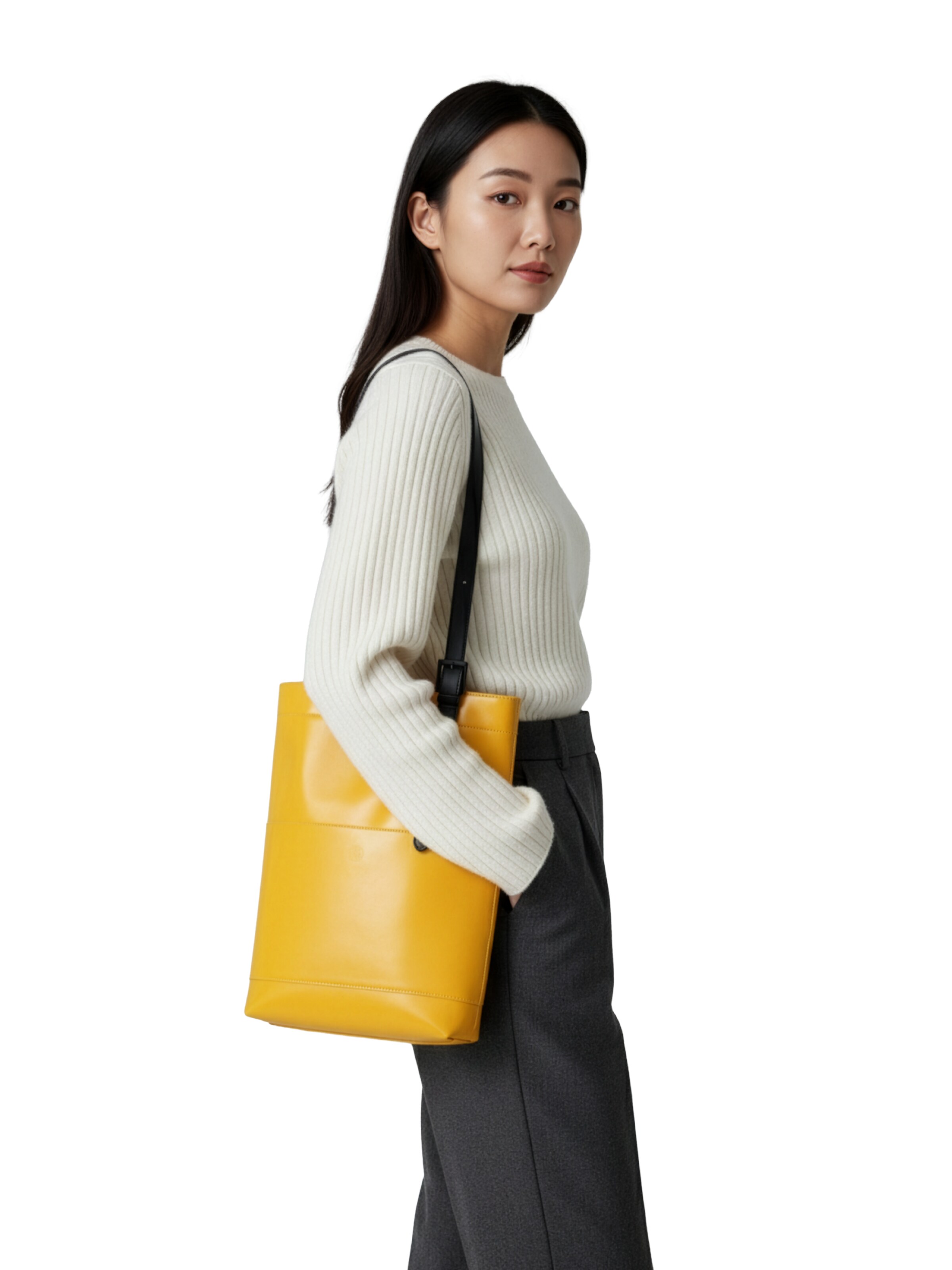 KIWEE Schoudertas in Geel