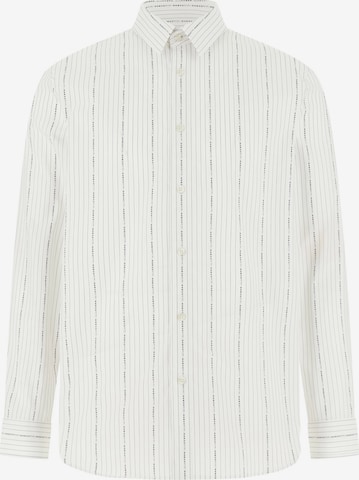 balta GUESS Standartinis modelis Marškiniai: priekis