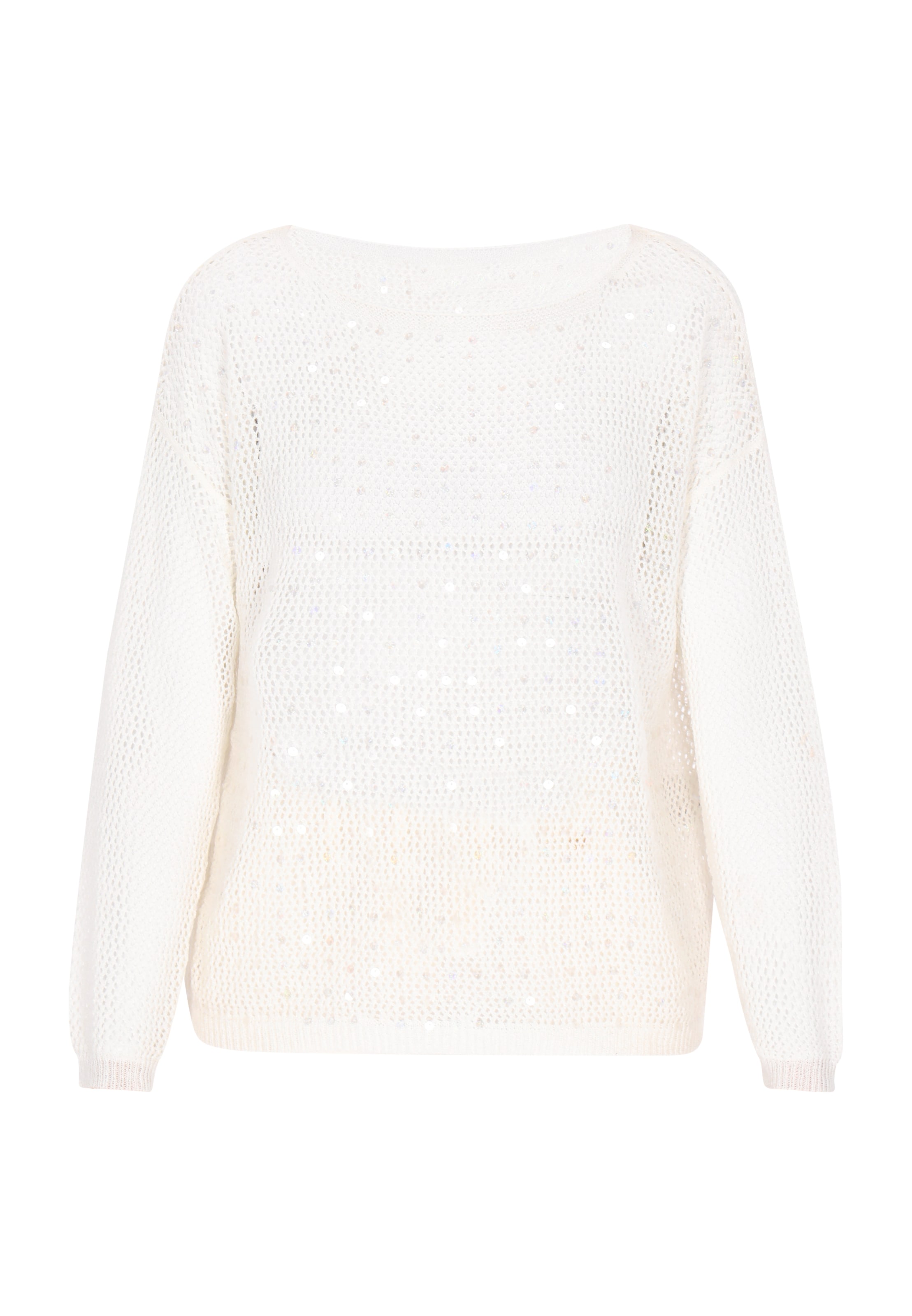 balts Usha Džemperis 'Fashion Look': no priekšpuses