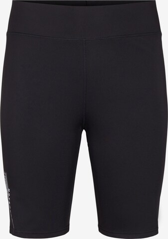 Active by Zizzi Skinny Workout Pants 'ANNY' in Black: front
