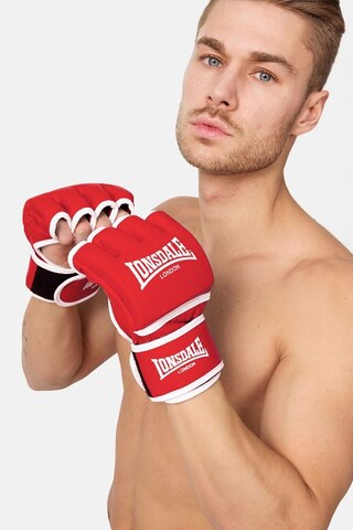 LONSDALE - Guantes deportivos 'Harlton' en rojo