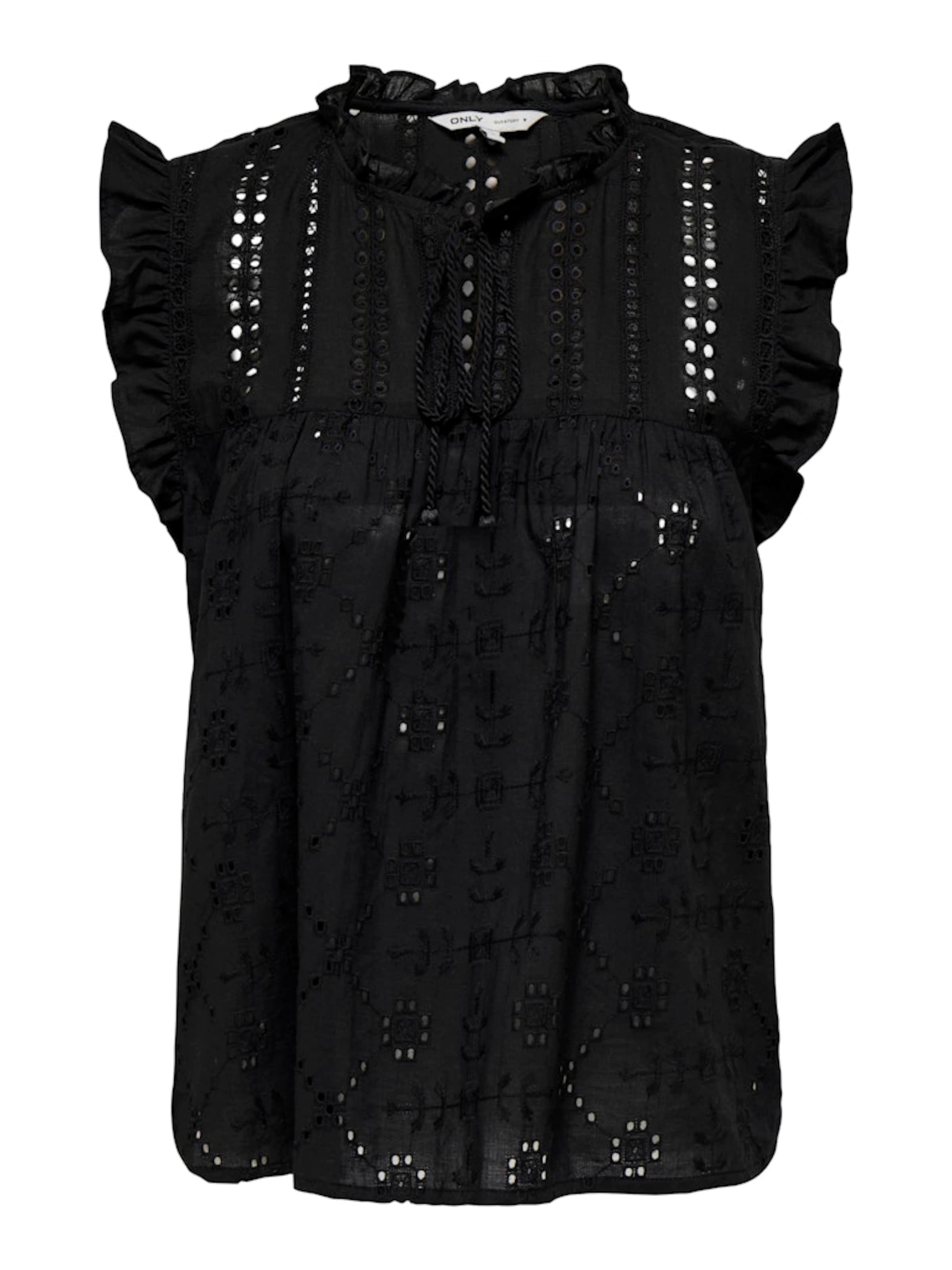 ONLY Bluza 'ONLReva' | črna barva: sprednja stran