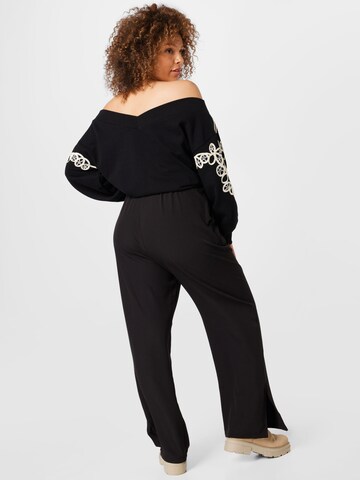 ONLY Carmakoma Loose fit Pants 'SALLY' in Black