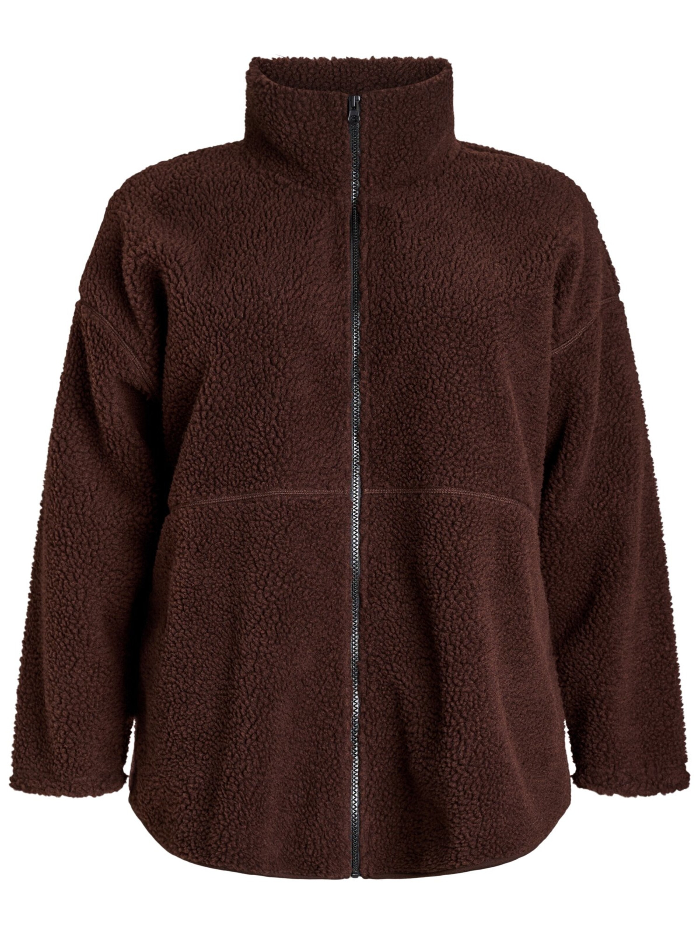 Active by Zizzi Funkčná flisová bunda &#x27;AOPHELIA&#x27; - Hnedá: predná strana