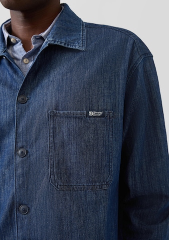 s.Oliver Regular fit Button Up Shirt in Blue