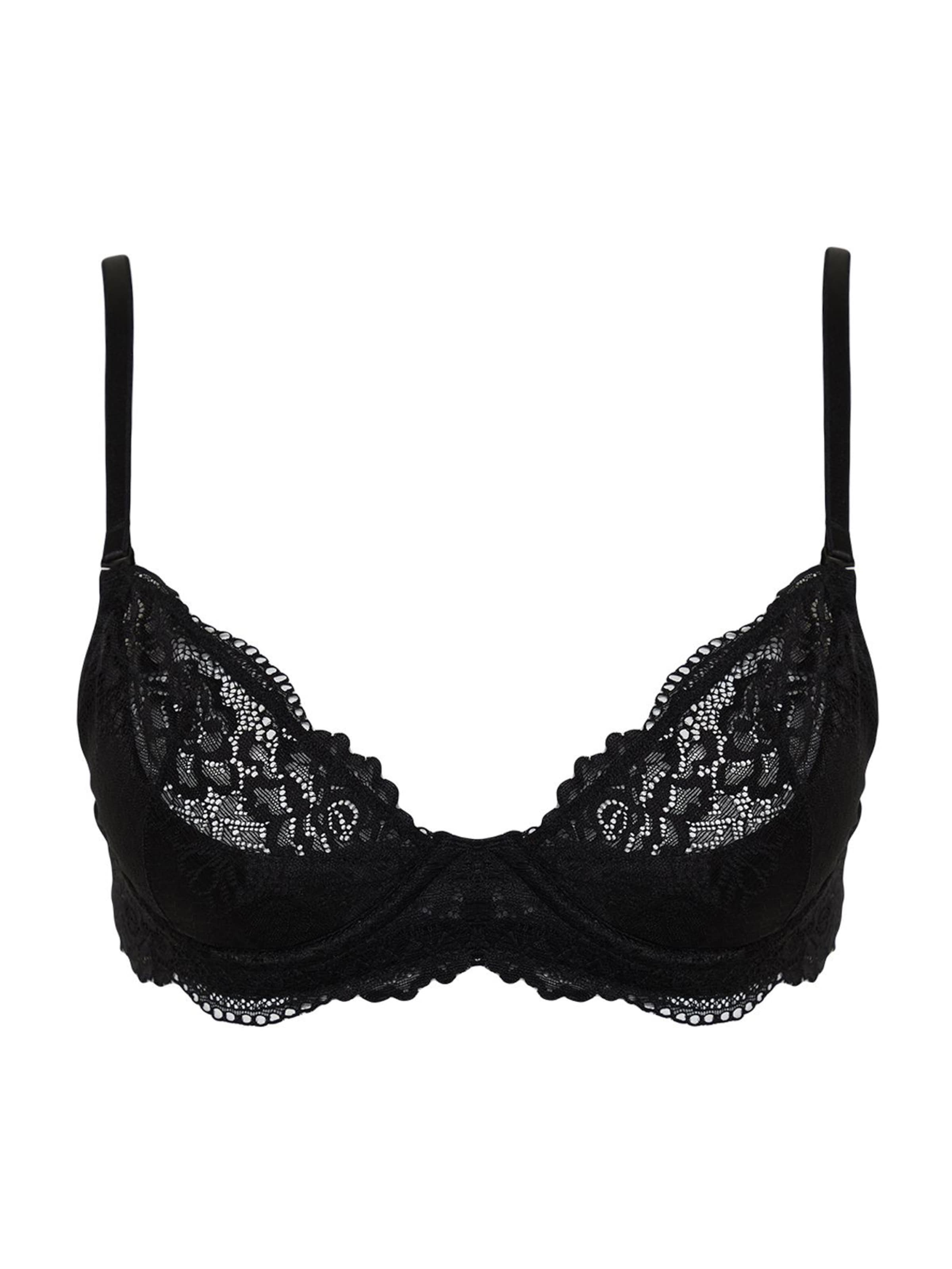 Soutien-gorge Trendyol en noir : devant