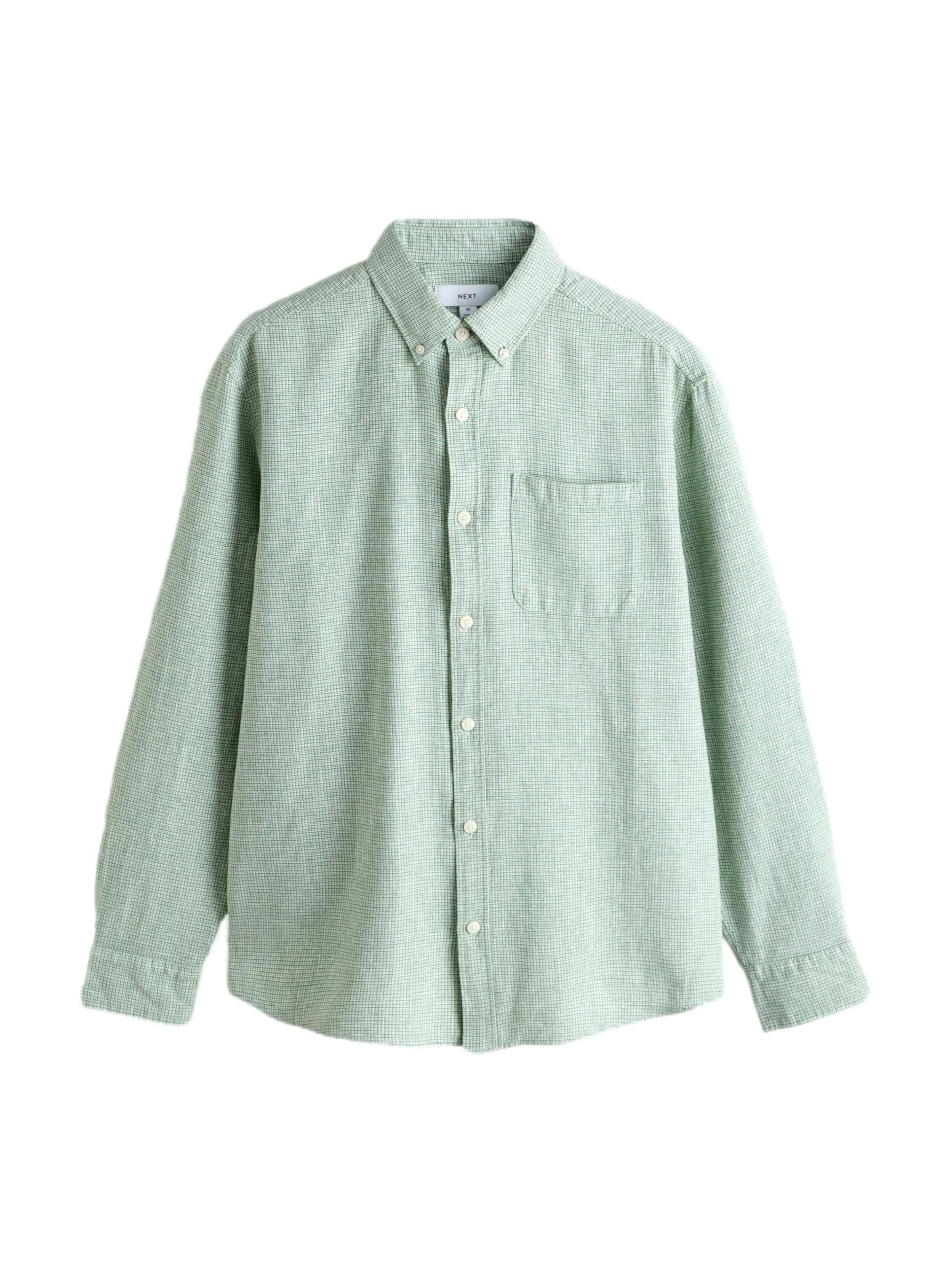 Next Рубашка в Зеленый / Белый, Обзор товара