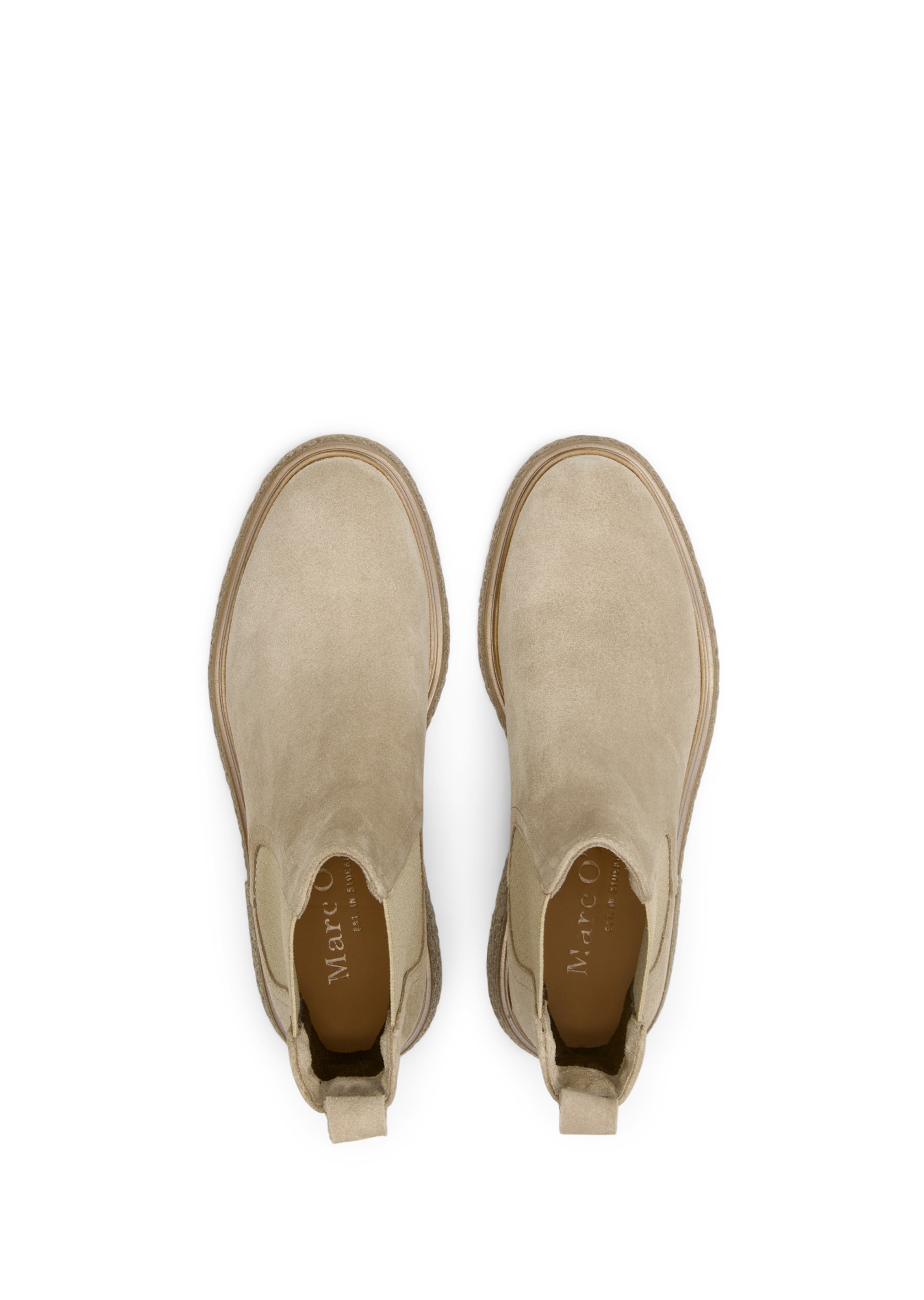 Marc O'Polo Chelsea boots in Beige