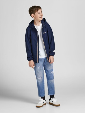 mėlyna Jack & Jones Junior Prigludęs Džinsai