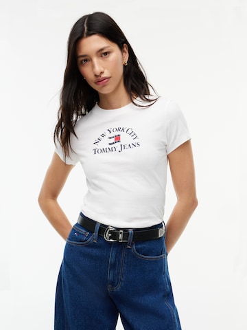 Tommy Jeans - Camisa em branco: frente