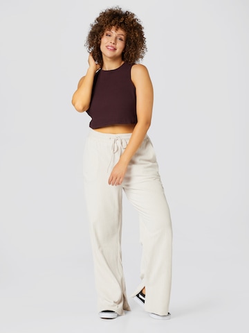 Loosefit Pantalon 'HANNA' A LOT LESS en blanc