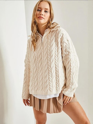 Bianco Lucci Pullover in Beige
