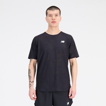 new balance Performance Shirt 'Q Speed' in Black: front