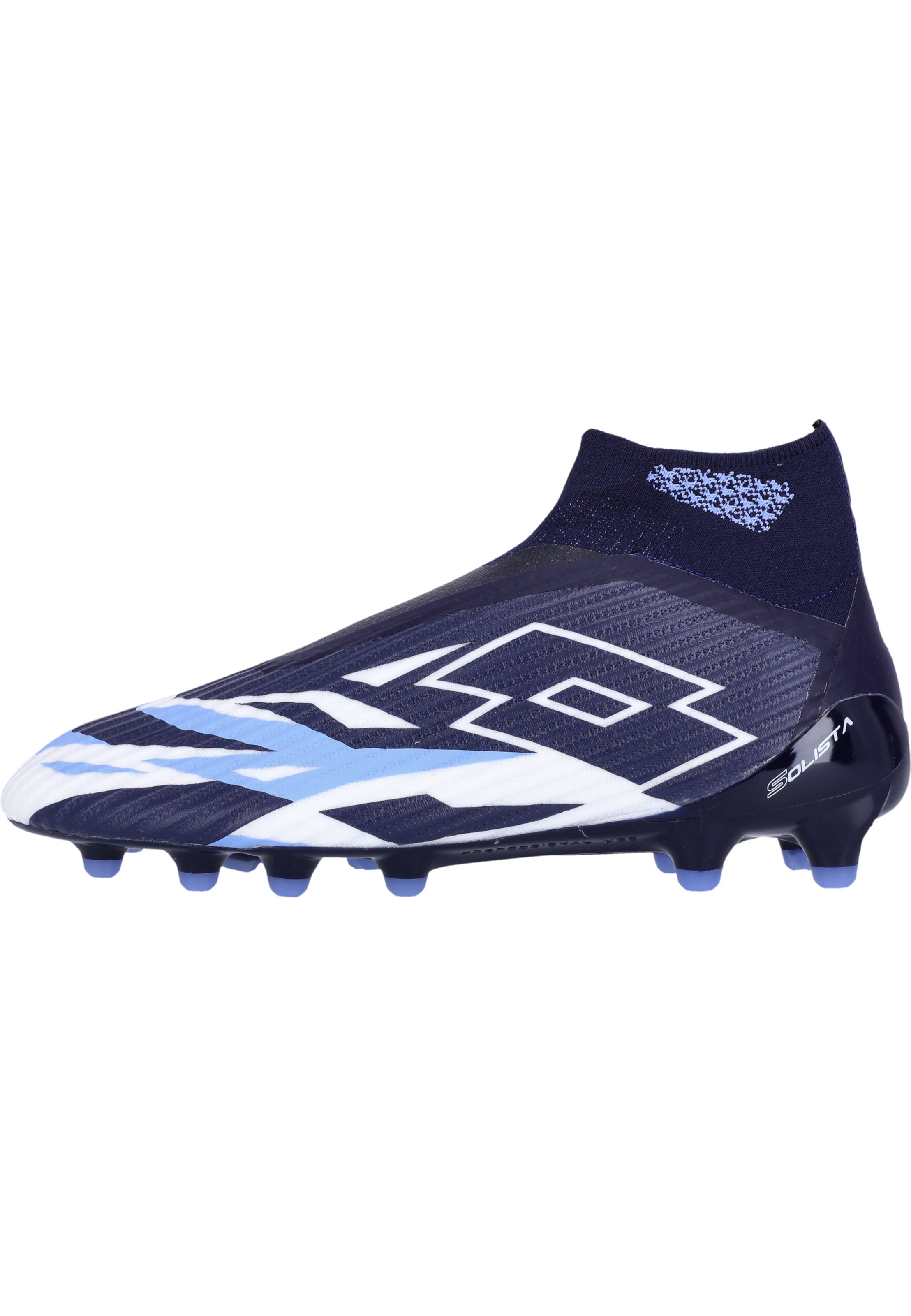 LOTTO Fußballschuh 'Solista 100' in Blau: Vorderseite