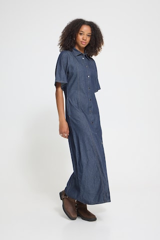 ICHI Dress in Blue