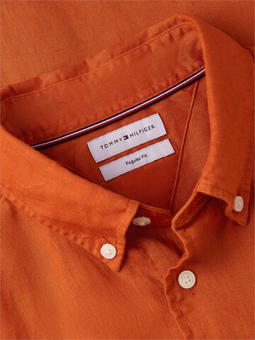 Coupe regular Chemise TOMMY HILFIGER en orange