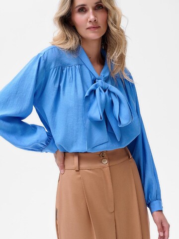 Blue Shadow Blouse in Blue