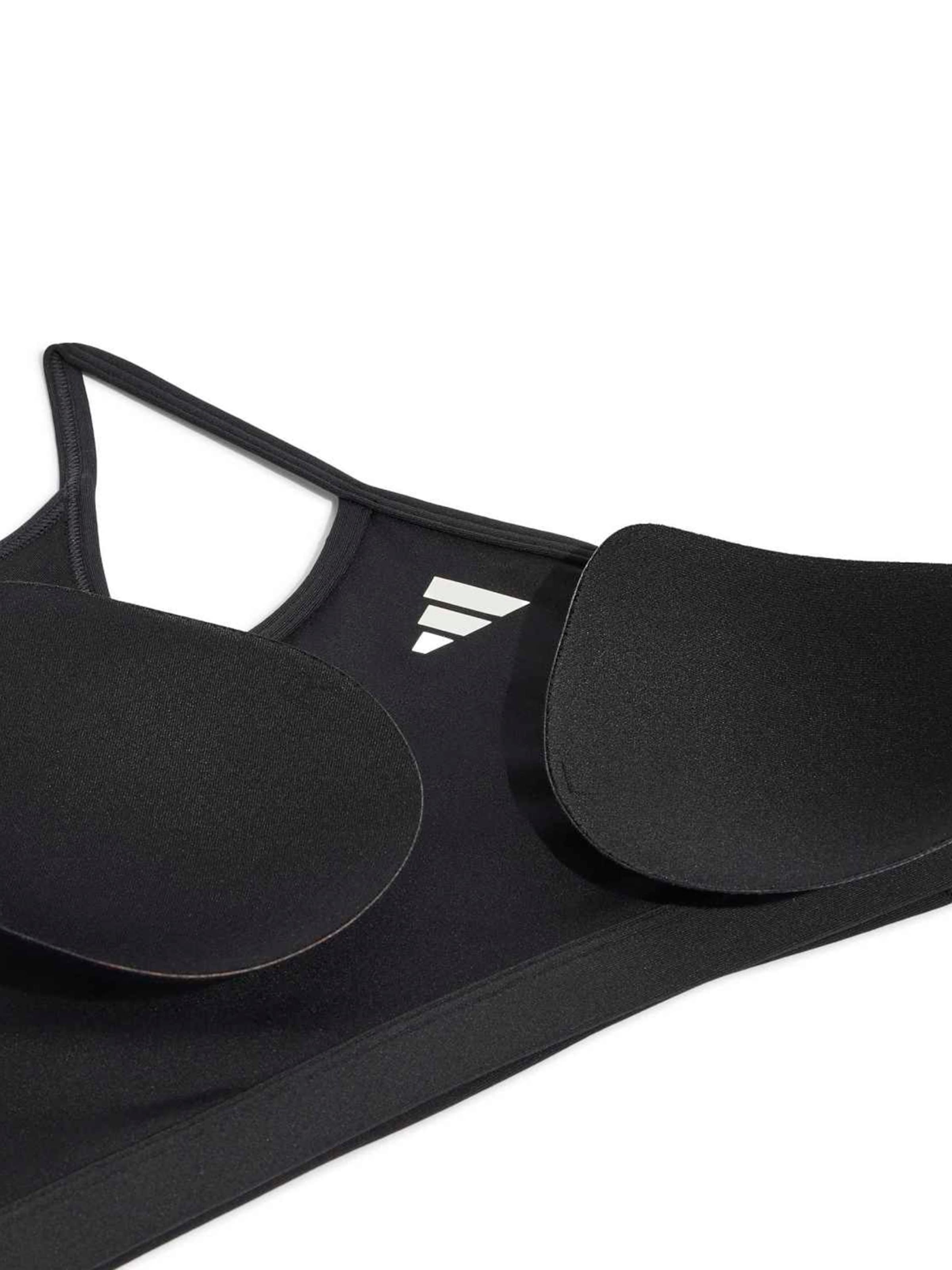 ADIDAS PERFORMANCE Bustier Urheilurintaliivit 'OPT ESS' värissä musta