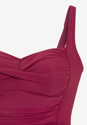 LASCANA Balconette Swimsuit in Red