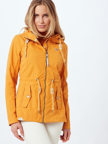 Ragwear Between-season jacket 'Monadis' in Yellow: front