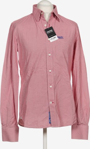 Superdry Button Up Shirt in L in Red: front