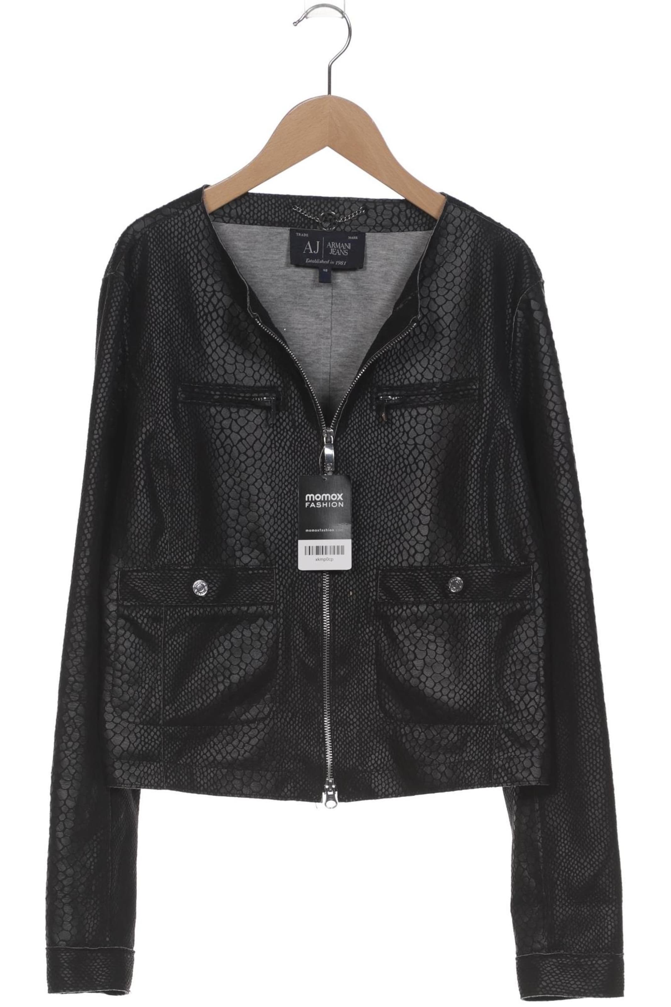 Armani Jeans Jacket & Coat in XL in Black: front