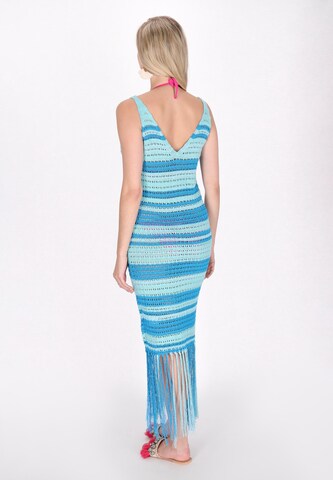 IZIA Knit dress 'Fashion Look' in Blue