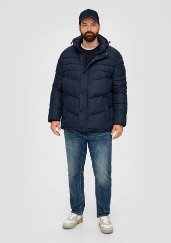 s.Oliver Men Big Sizes Winter Jacket in Blue