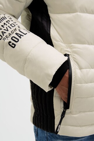 CAMP DAVID Winter Jacket in Beige: front