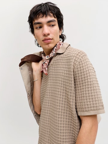 pilka JACK & JONES Megztinis 'JORNANTUCKET'