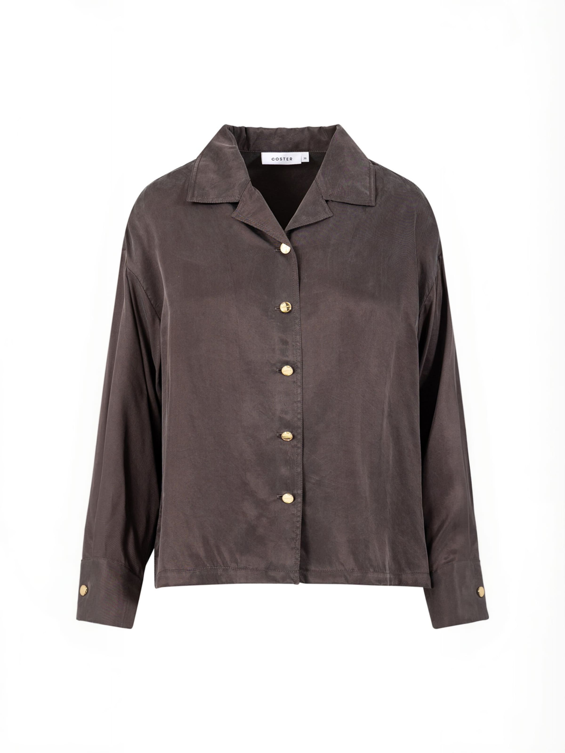 Coster Copenhagen - Camiseta ' Relaxed ' en gris: frente
