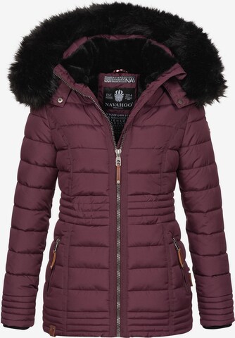 NAVAHOO Winter Jacket in Red: front