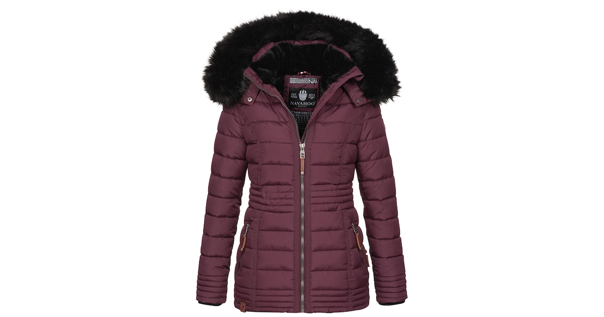 Winterjacke Damen Dreimaster Winterjacke Bordeaux Dreimaster