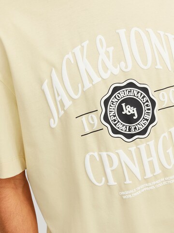 geltona JACK & JONES Marškinėliai 'Lucca'