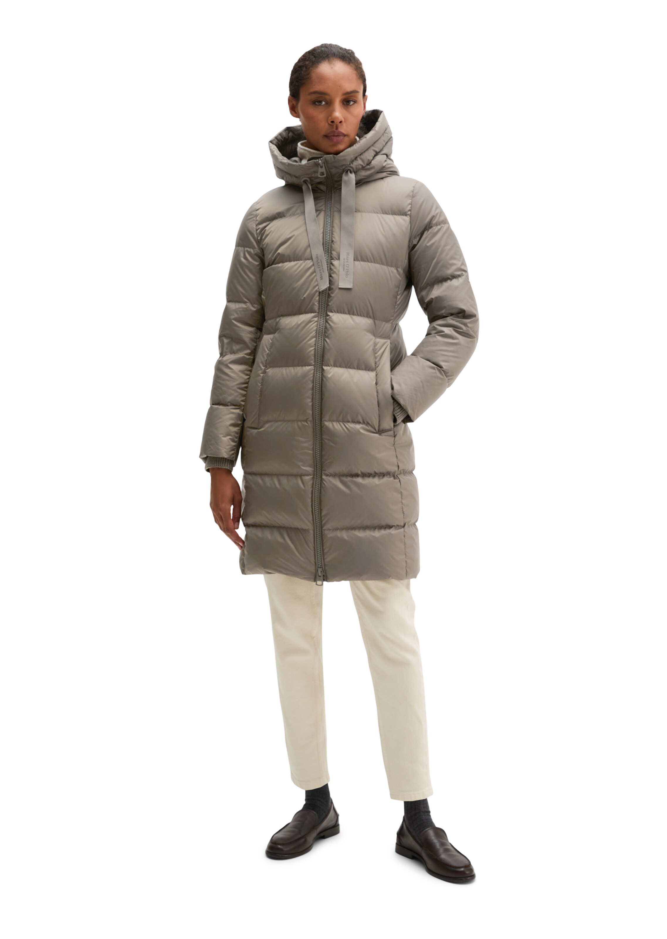 Marc O'Polo Winter coat in Grey: front