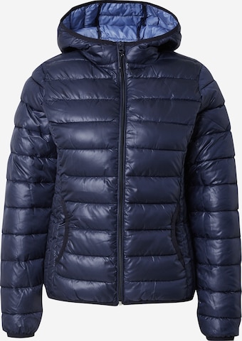 QS Winterjas in Blauw: voorkant