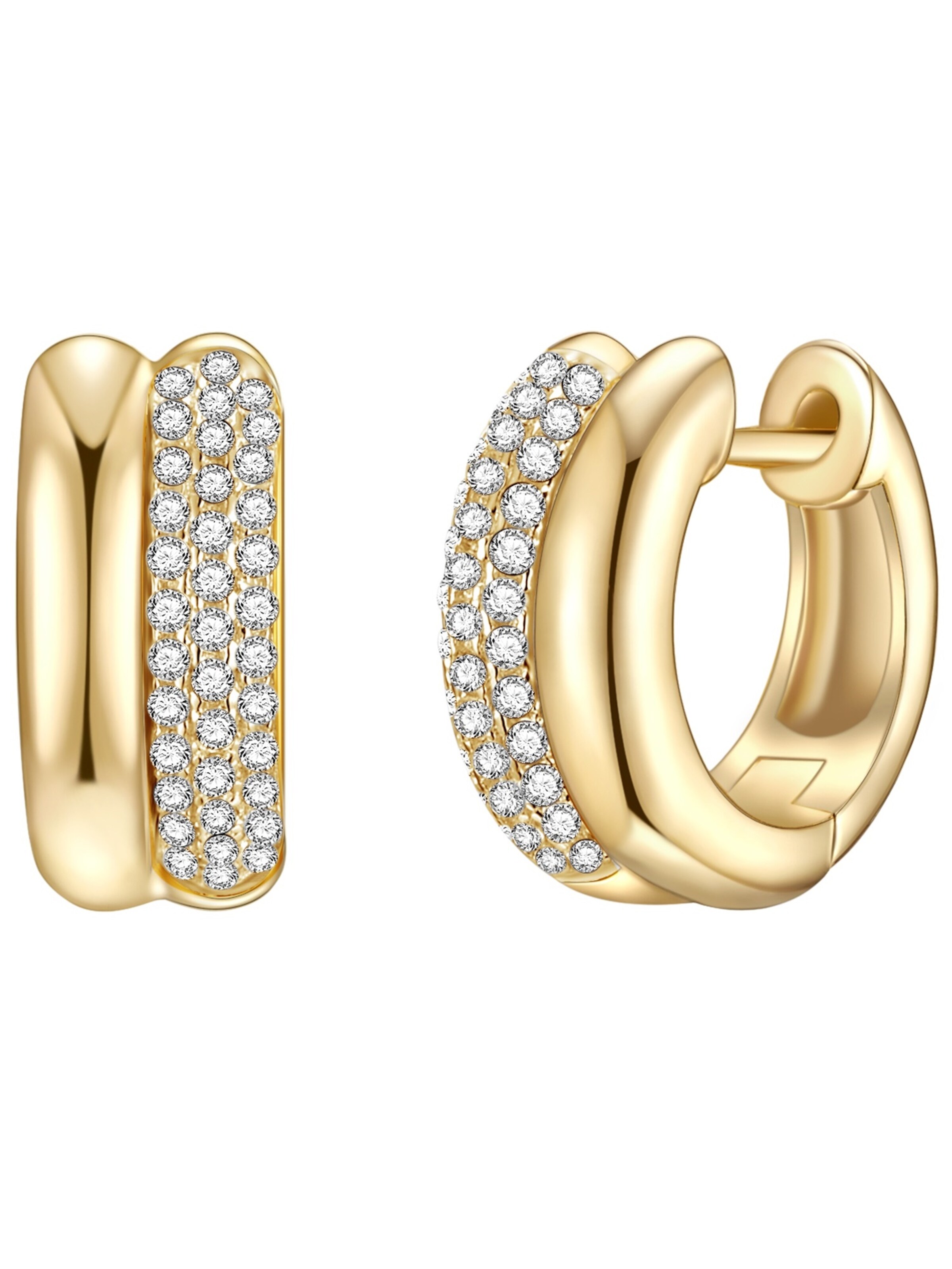 Lulu & Jane Earrings in Gold: front