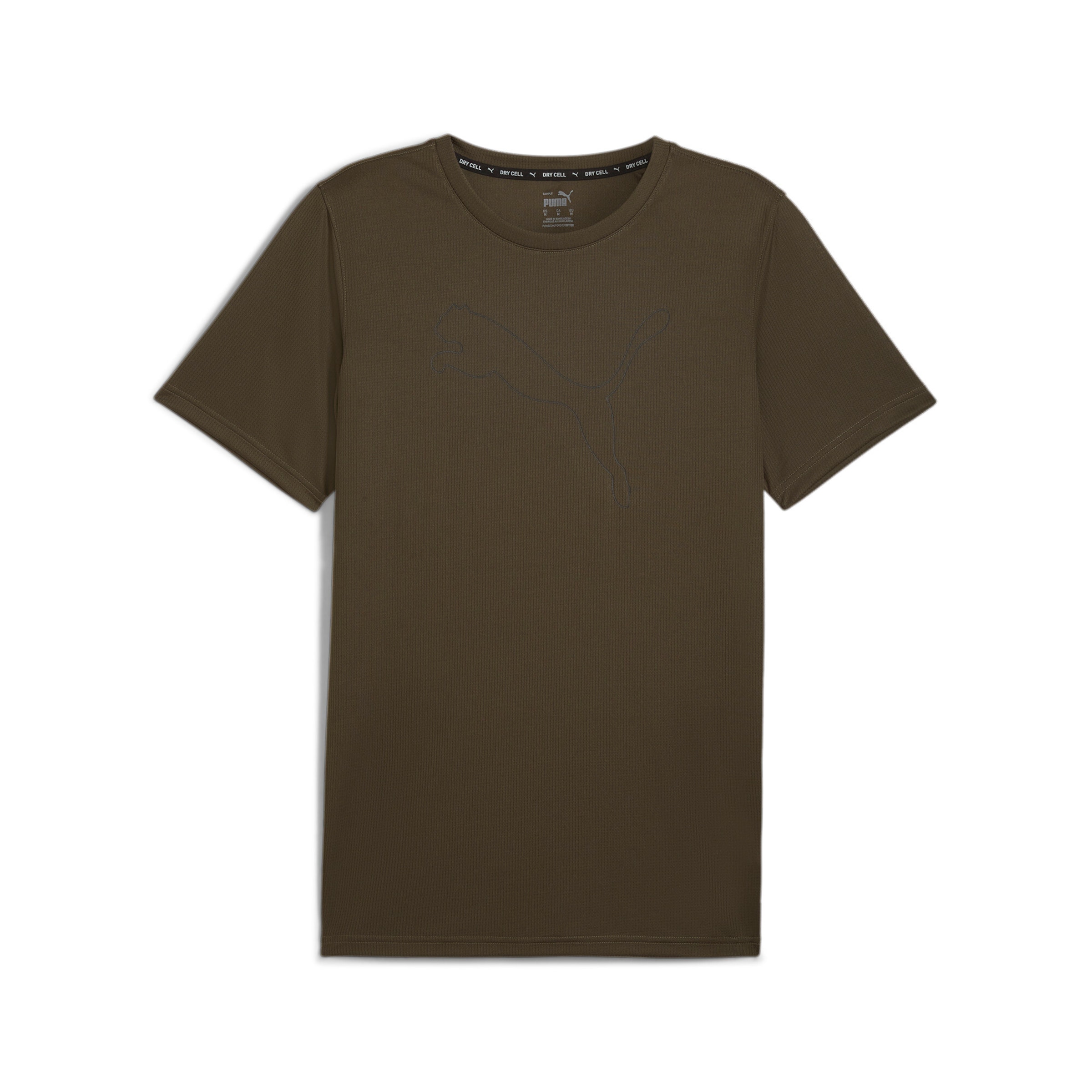 T-Shirt fonctionnel PUMA en marron : devant