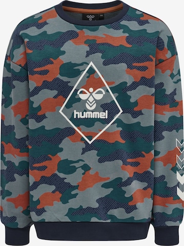 Hummel Sweatshirt 'JACKSON' in Blauw: voorkant