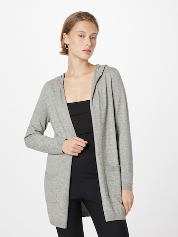 ONLY Knit Cardigan 'LESLY' in Grey: front
