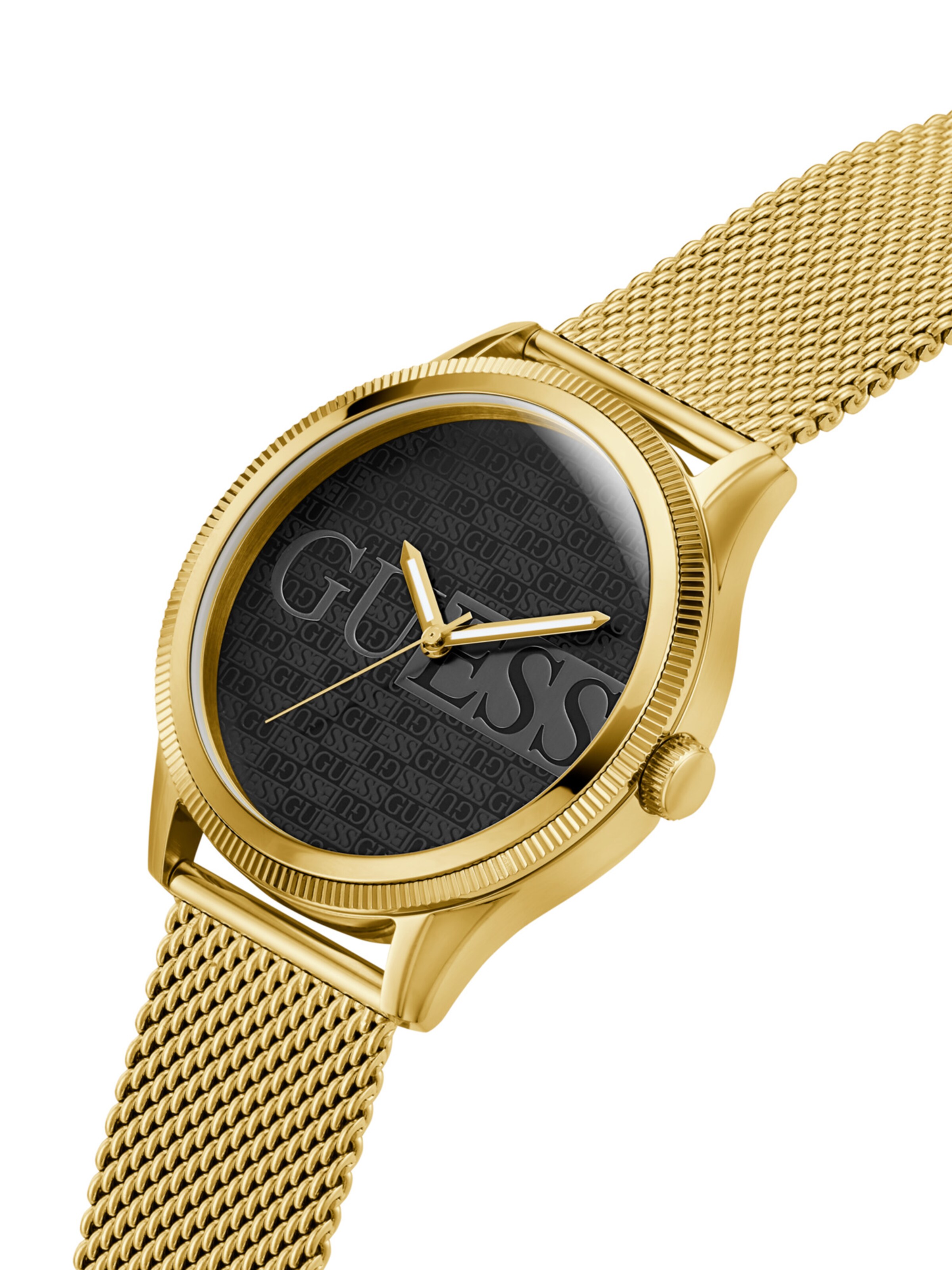 GUESS Analoog horloge 'GD REPUTATION' in Goud