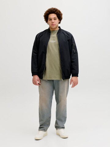 Jack & Jones Plus T-Shirt 'JJESoho' in Grün