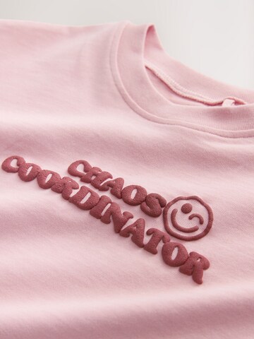 Next T-Shirt 'Mama' in Pink