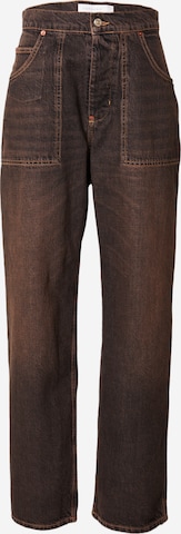 TOPSHOP Wide Leg Jeans 'Gold Rush' i brun: forside
