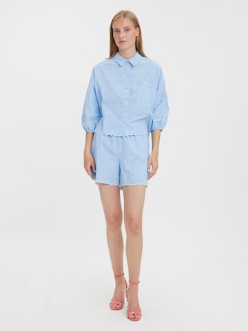 VERO MODA Bluse 'TESSA' in Blau