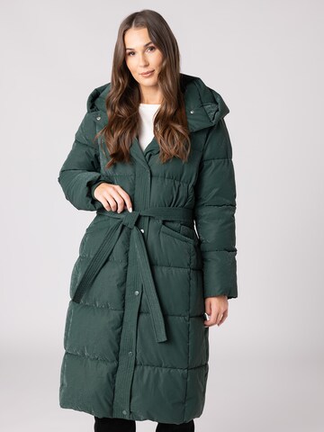 Cappotto invernale di Quiosque in verde: frontale