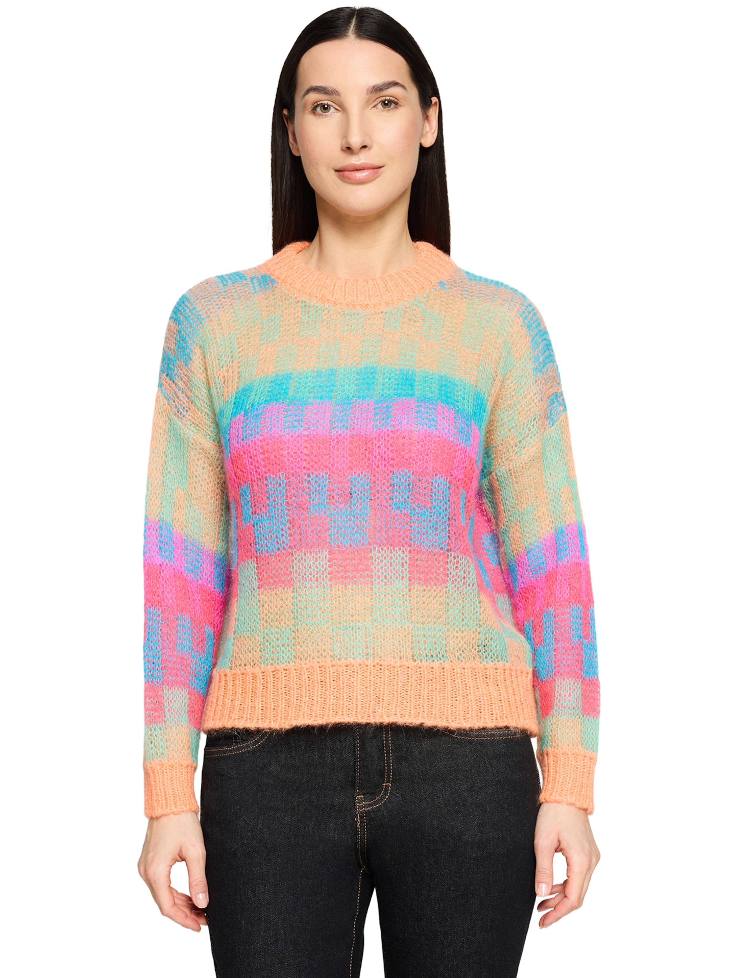 Cartoon Sweater in Orange: front