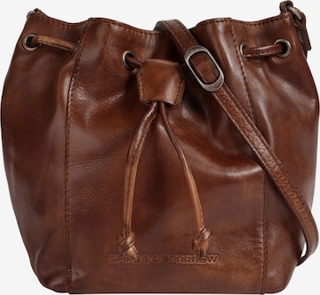 Spikes & Sparrow Beuteltasche in Braun: Vorderseite